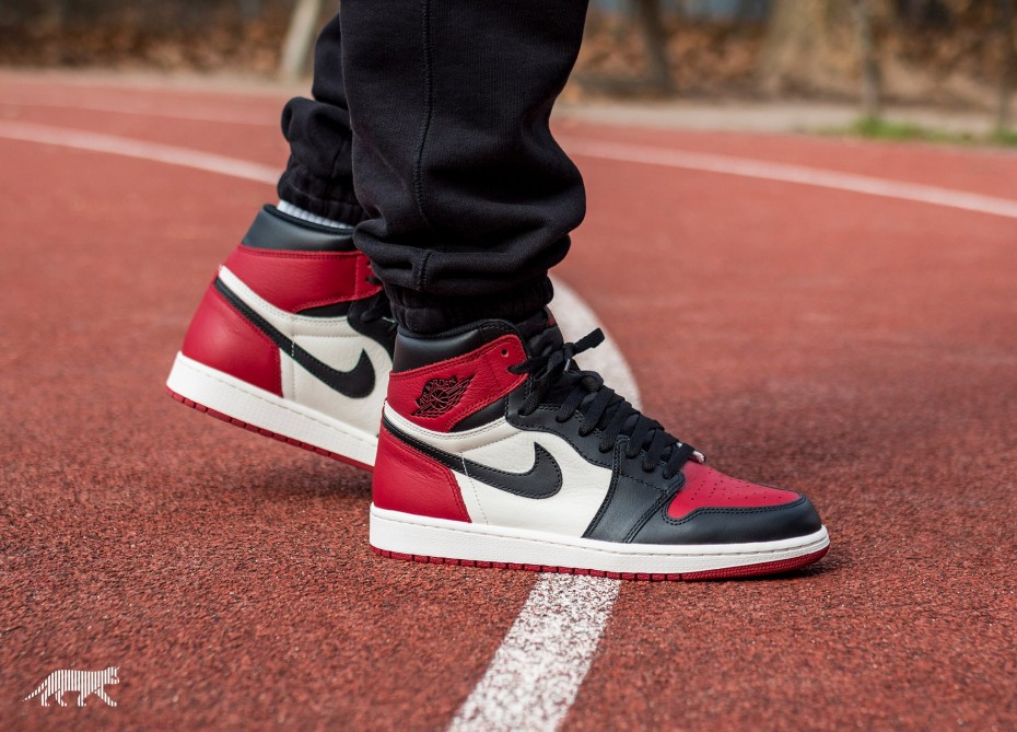 Jordan 1 retro sale bred toe